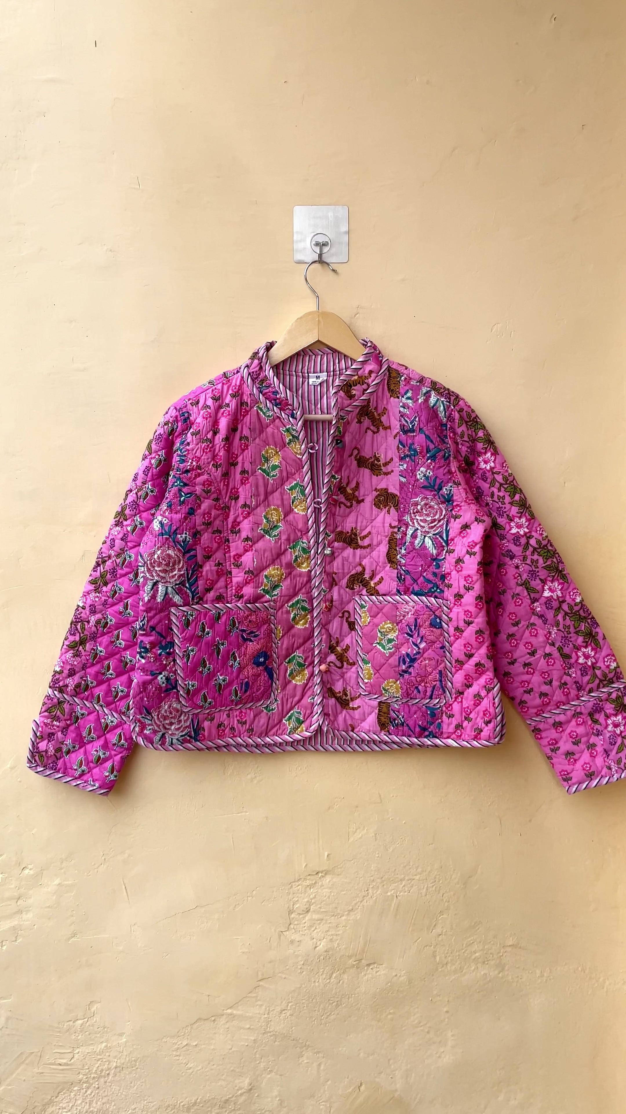 WINTER JACKET COAT. vintage kantha patchwork embroidery borders pattern stylish coat. designer popular coat jacket .free style party coat jacket.