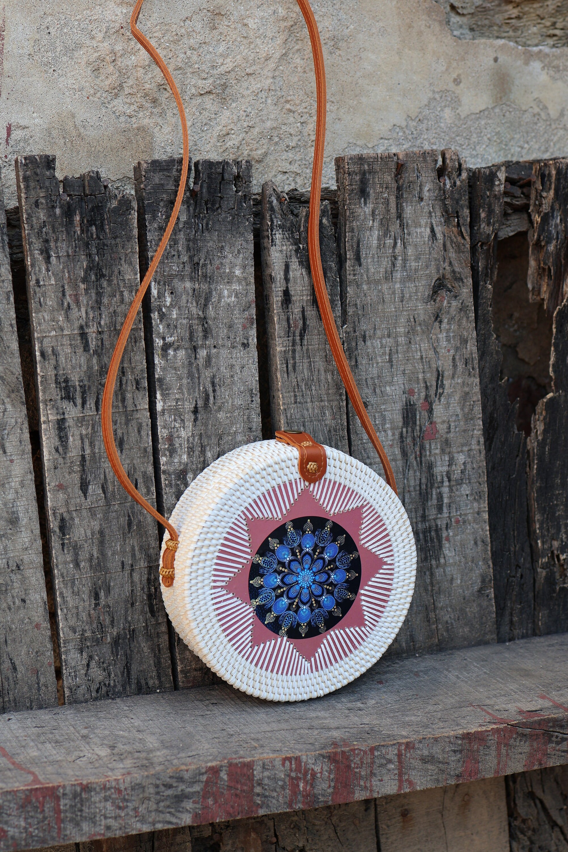 Round Rattan Bags, Bali Bag, Braided Straw Bag, Woven Crossbody Purse, Bali Sling Bags, Bohemian Rattan Bags, Gift for her