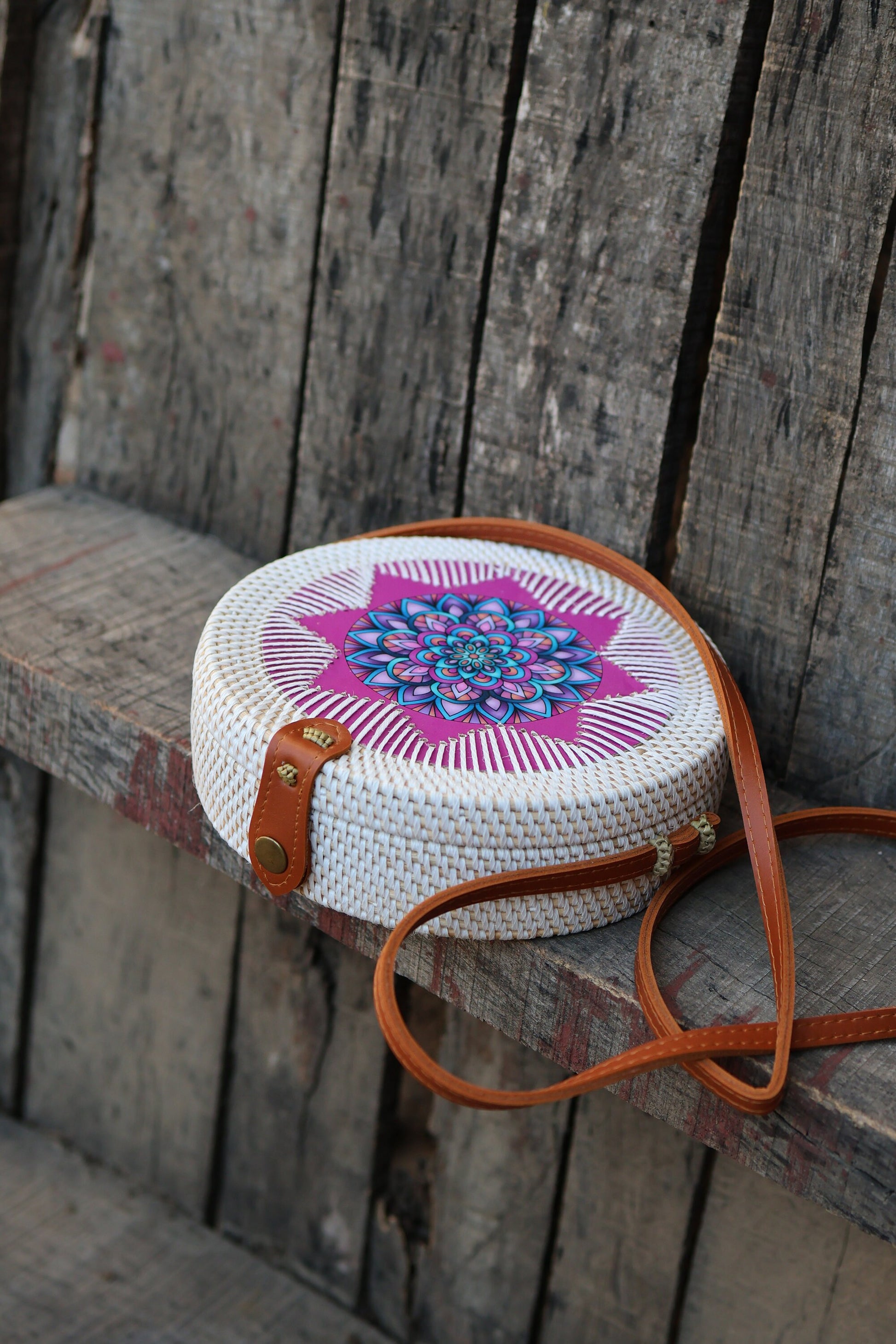 Round Rattan Bags, Bali Bag, Braided Straw Bag, Woven Crossbody Purse, Bali Sling Bags, Bohemian Rattan Bags, Gift for her