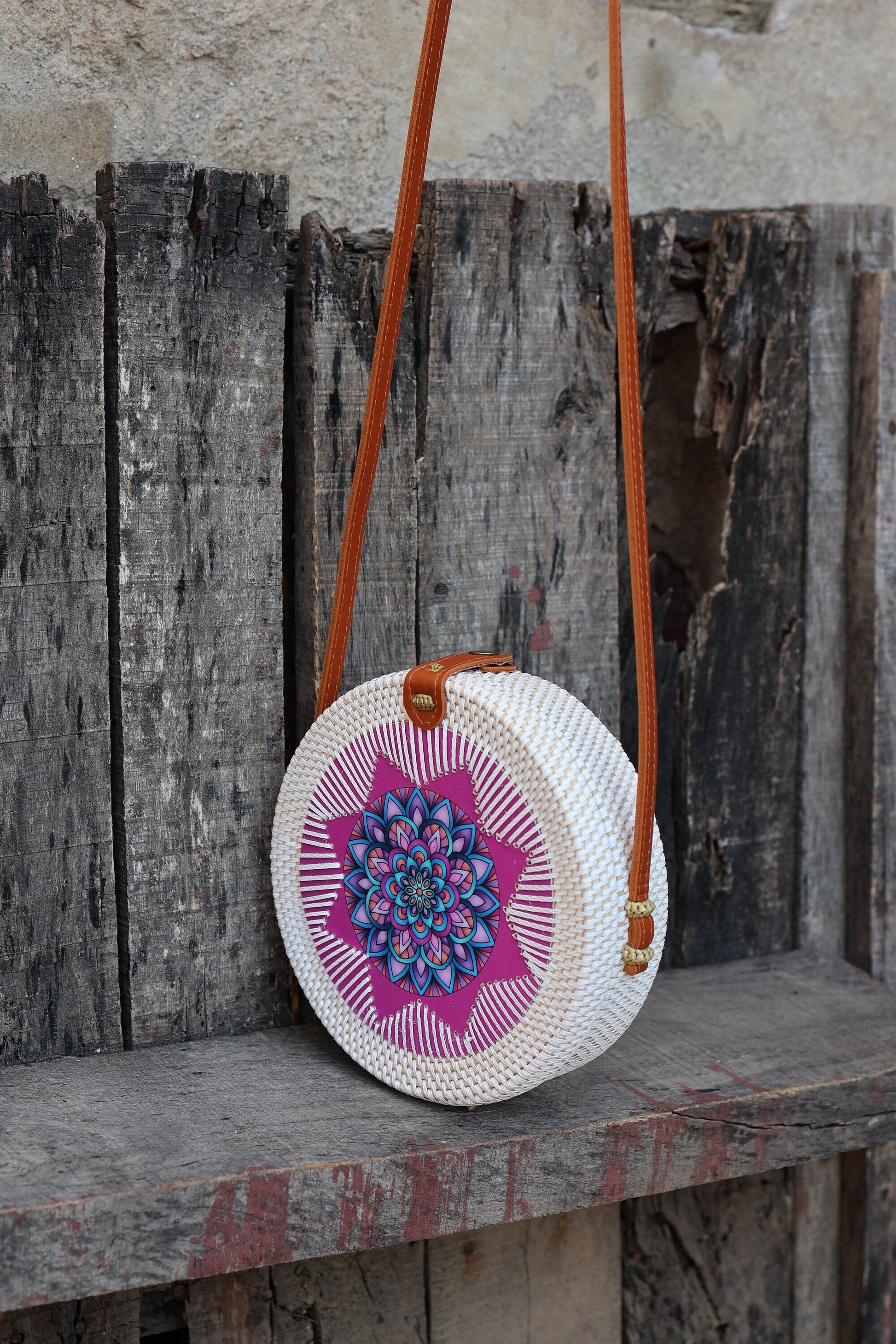 Round Rattan Bags, Bali Bag, Braided Straw Bag, Woven Crossbody Purse, Bali Sling Bags, Bohemian Rattan Bags, Gift for her