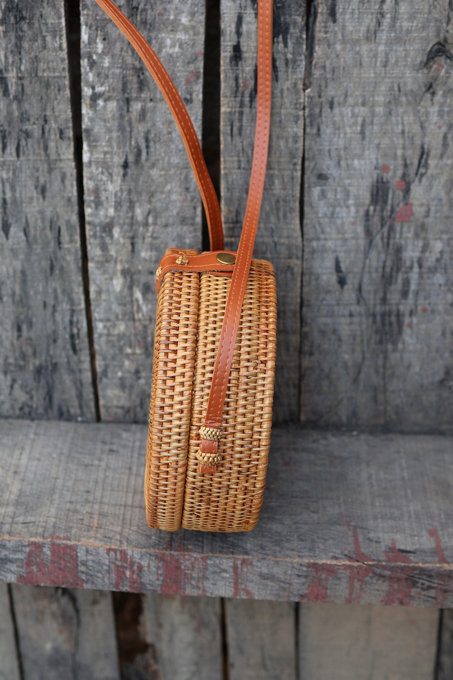 Round Rattan Bags, Bali Bag, Braided Straw Bag, Woven Crossbody Purse, Bali Sling Bags, Bohemian Rattan Bags, Gift for her