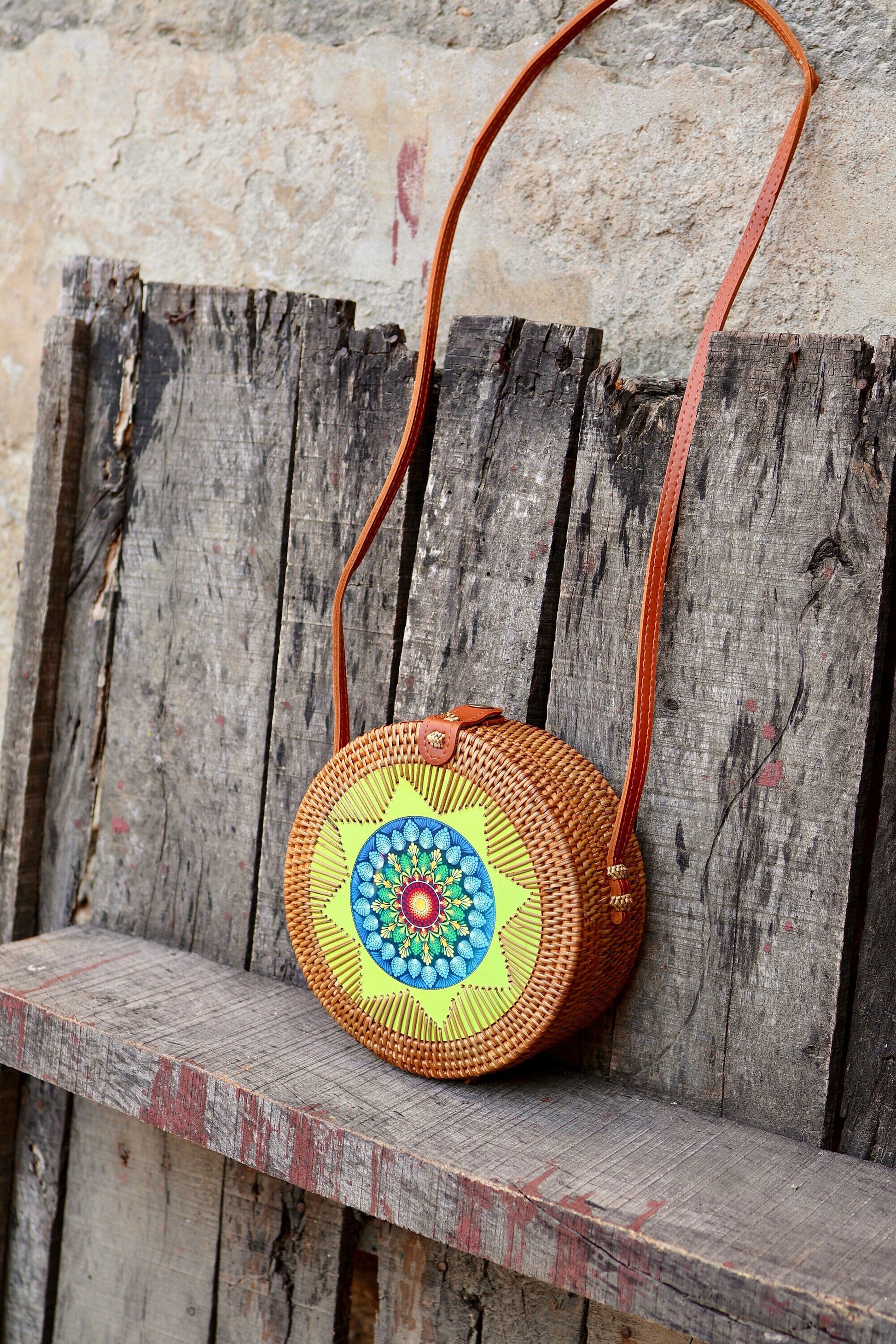 Round Rattan Bags, Bali Bag, Braided Straw Bag, Woven Crossbody Purse, Bali Sling Bags, Bohemian Rattan Bags, Gift for her