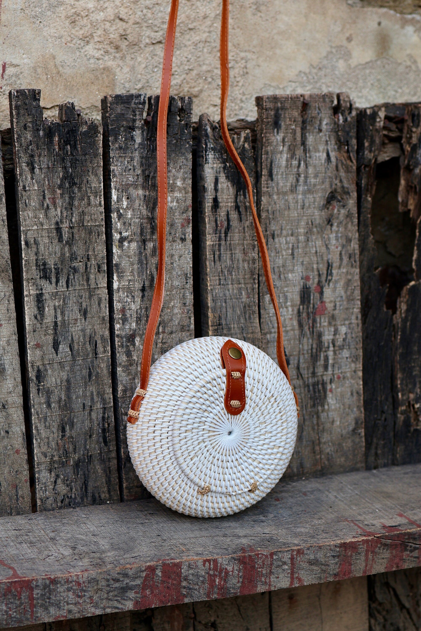 Round Rattan Bags, Bali Bag, Woven Crossbody Purse, Braided Straw Bag, Bali Sling Bags, Bohemian Rattan Bags, Gift for her