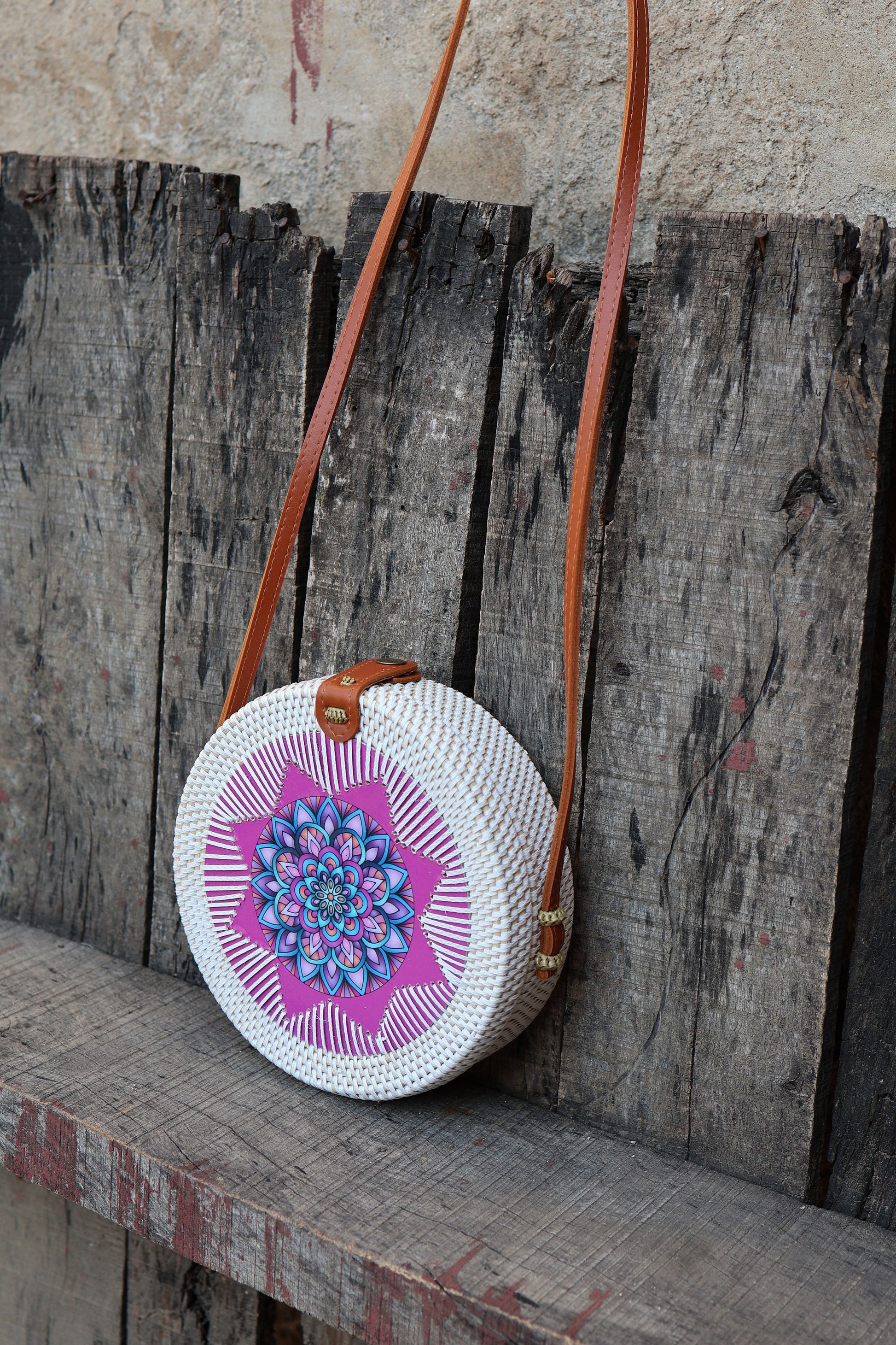 Round Rattan Bags, Bali Bag, Braided Straw Bag, Woven Crossbody Purse, Bali Sling Bags, Bohemian Rattan Bags, Gift for her