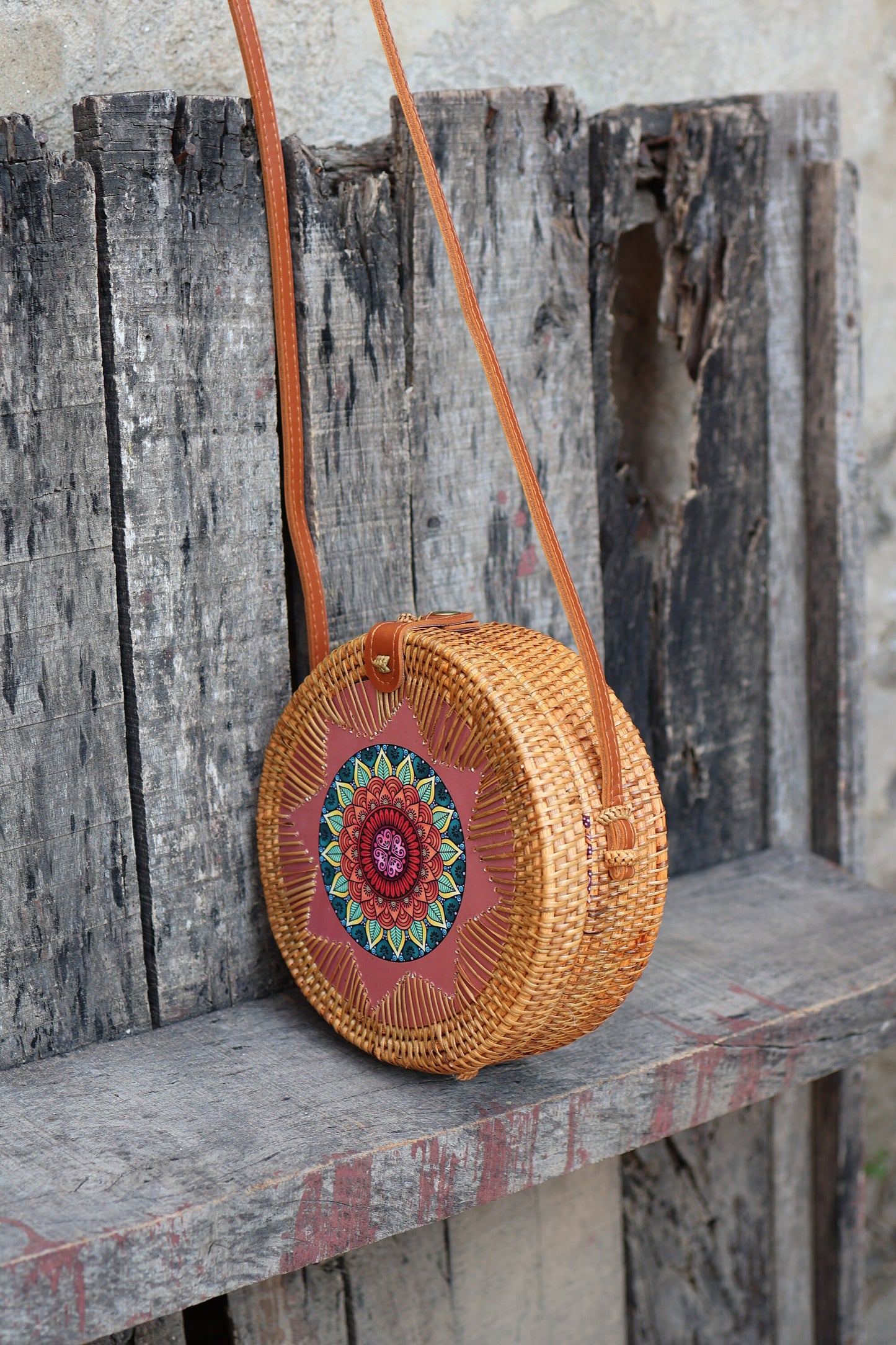 Round Rattan Bags, Bali Bag, Braided Straw Bag, Woven Crossbody Purse, Bali Sling Bags, Bohemian Rattan Bags, Gift for her