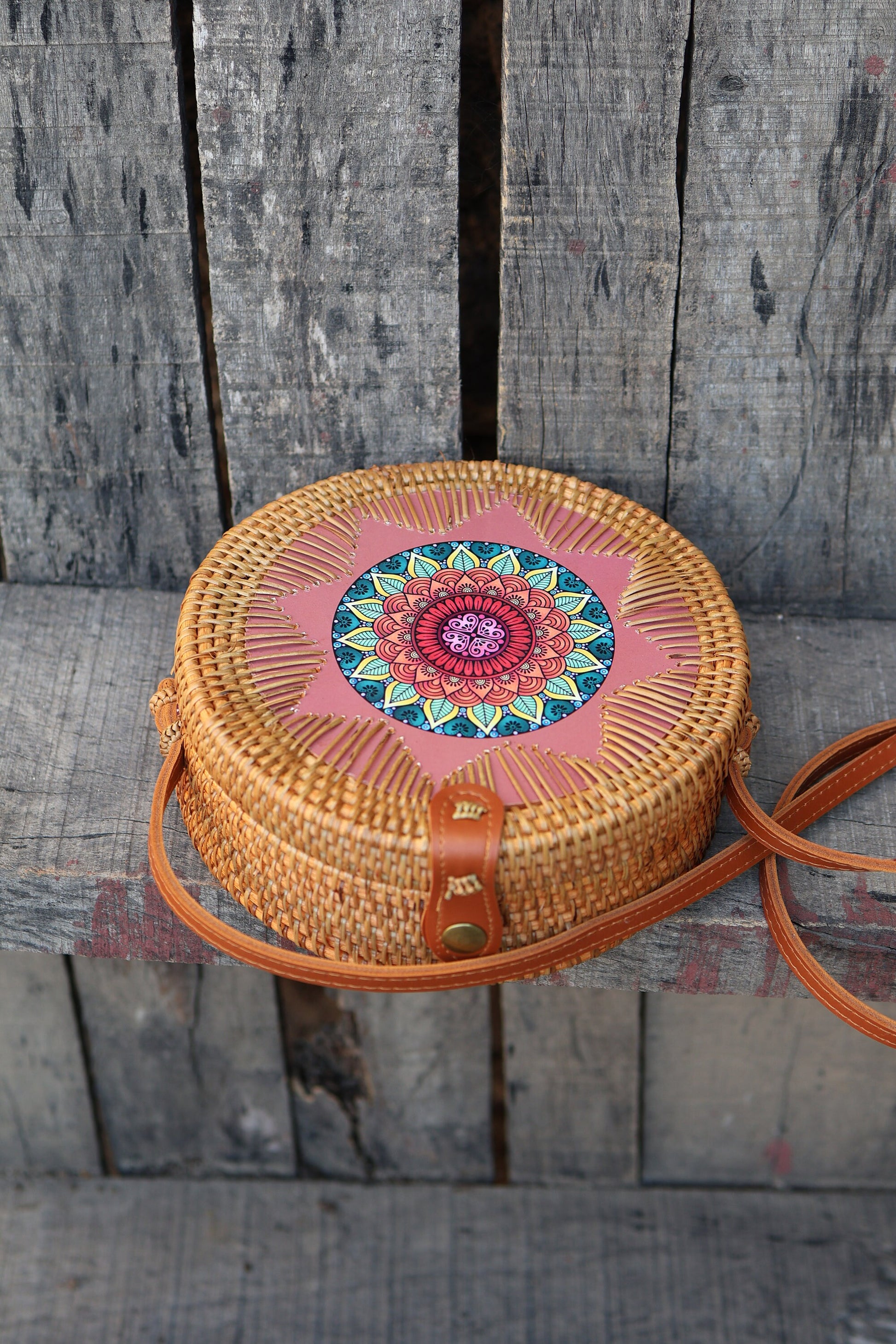 Round Rattan Bags, Bali Bag, Braided Straw Bag, Woven Crossbody Purse, Bali Sling Bags, Bohemian Rattan Bags, Gift for her