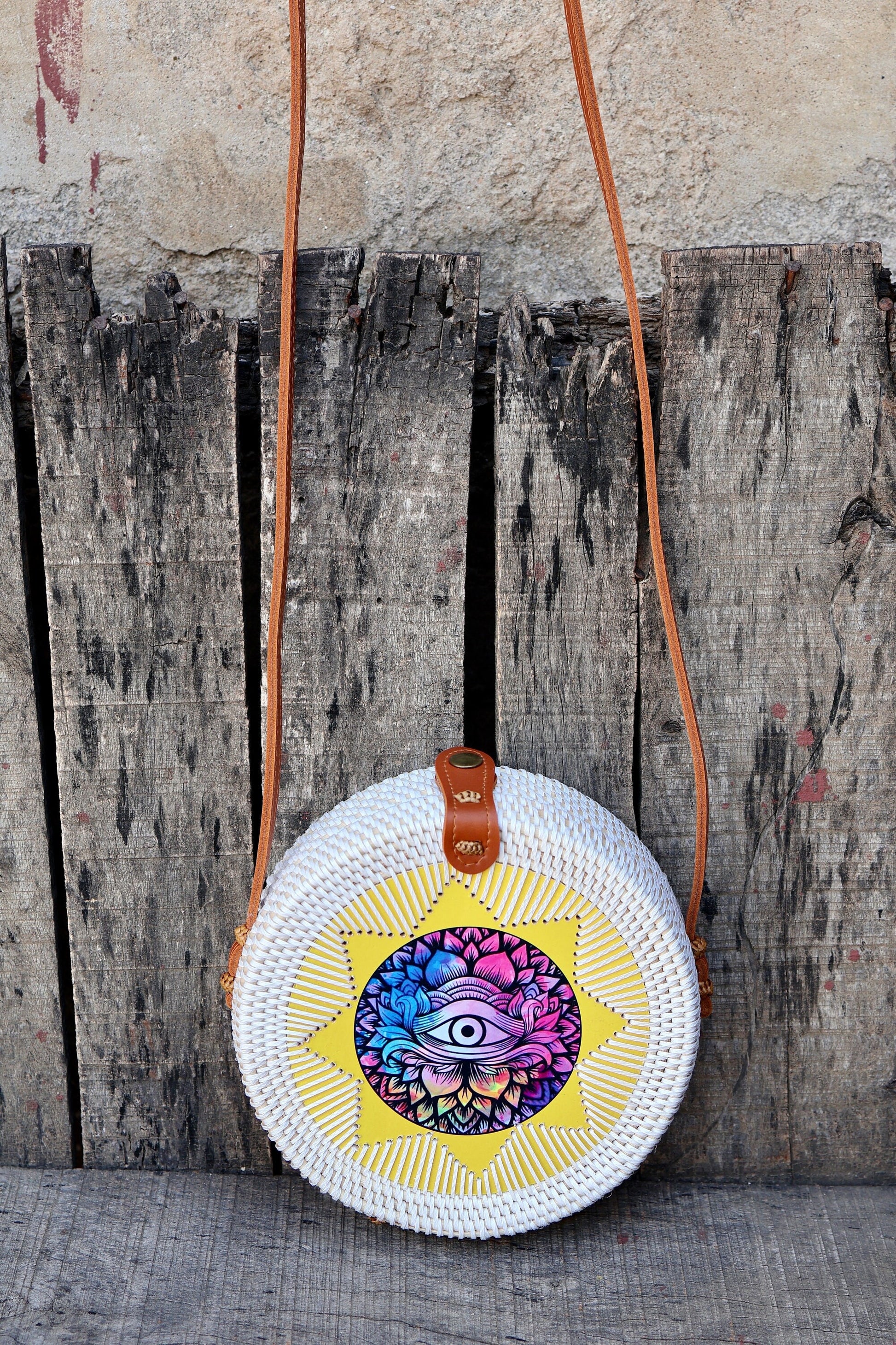 Round Rattan Bags, Bali Bag, Braided Straw Bag, Woven Crossbody Purse, Bali Sling Bags, Bohemian Rattan Bags, Gift for her